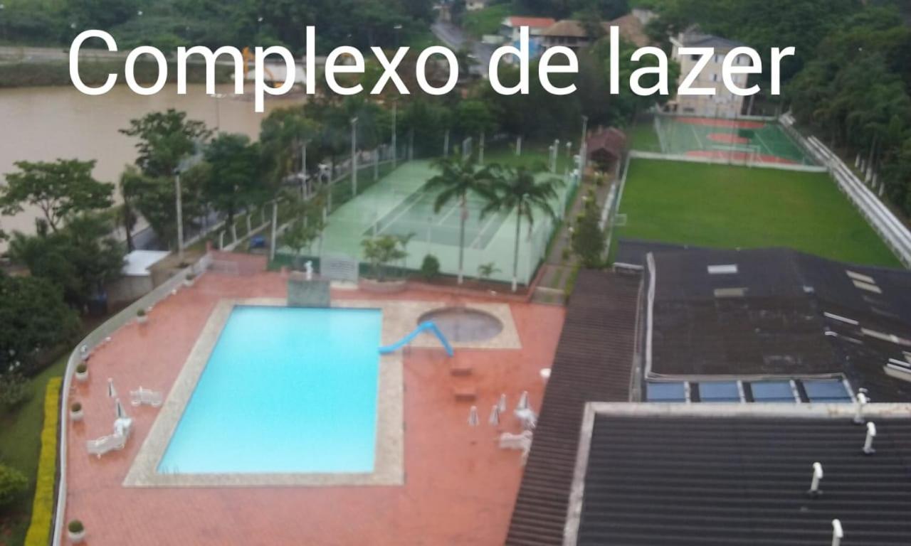 Aparthotel Flat Cavalinho Branco Com Piscina Aquecida 11M - 5 Min Da Praca Águas de Lindóia Exterior foto